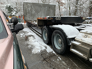 commercial trailer involved in londonderry incident