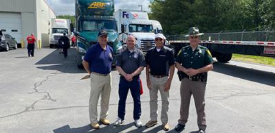 State Police and Truck event officials